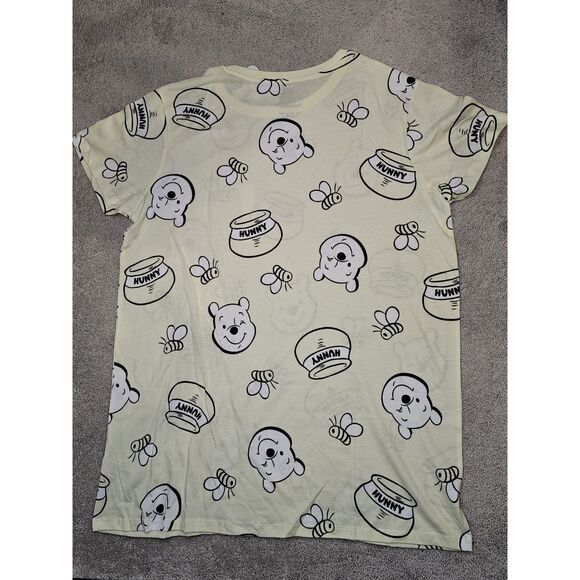 Disney's Winnie The Pooh Hunny Cotton Pajama Dress Size Large Primark Exclusive - Picture 5 of 5